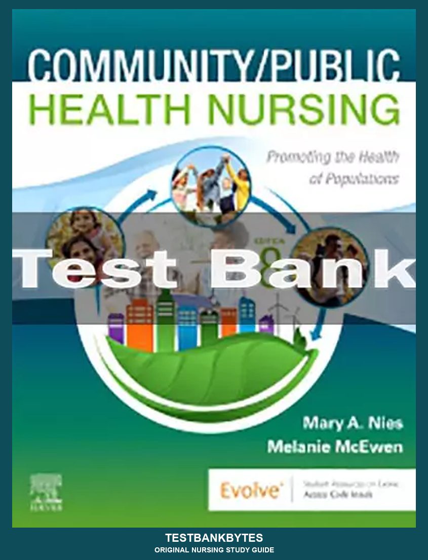 Community Public Health Nursing 8th Edition by Mary A. Nies Test Bank